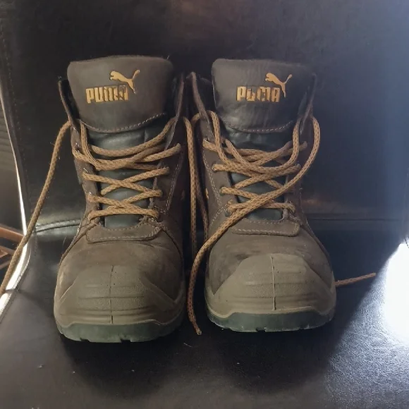 Puma Women's Brown Composite Toe Boots - Picture 5 of 9